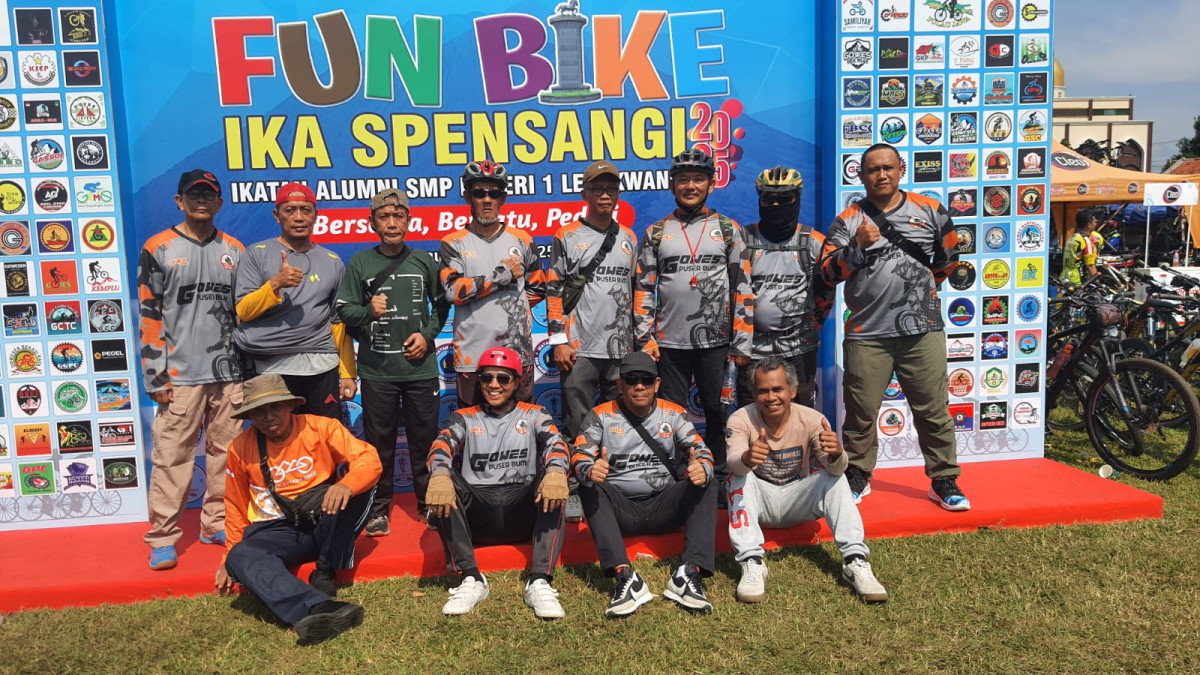 Komunitas Sepeda Puser Bumi Hadiri acara Fun Bike Ika Spensangi 2025 di Lebak Wangi Kab. Kuningan. Minggu (29/06/25).