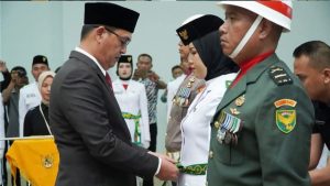 Bupati Novriwan Jaya Kukuhkan Paskibraka Tubaba 2025: Putra-Putri Terbaik Siap Kibarkan Merah Putih